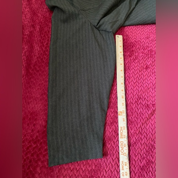 Fashion Bug Brown Striped Blazer Women’s size 26W Three Button Down - Picture 8 of 11